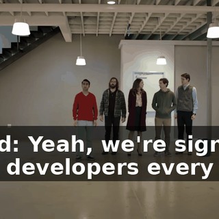 Jared: Yeah, we're signing new developers every day.
