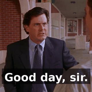 Good day, sir.