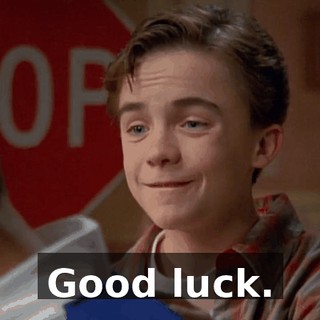 Good luck.