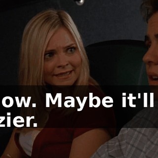 I know. Maybe it'll get crazier.