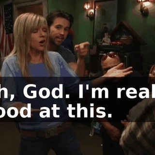 Oh, God. I'm really good at this.