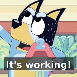 It's working!
