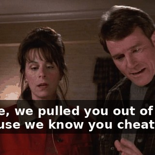 Reese, we pulled you out of class because we know you cheated.