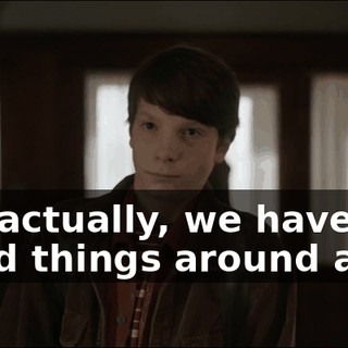 Well, actually, we have moved things around a little