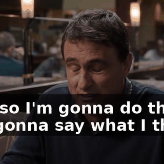 and so I'm gonna do that. I'm gonna say what I think,