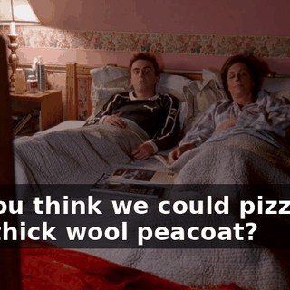 Do you think we could pizzazzle this thick wool peacoat?