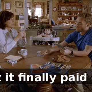 but it finally paid off.