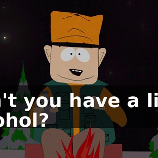 Can't you have a little alcohol?