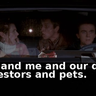 You and me and our dead ancestors and pets.