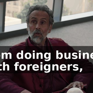 from doing business with foreigners,
