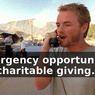emergency opportunities for charitable giving...