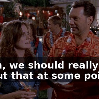 Yeah, we should really talk about that at some point.