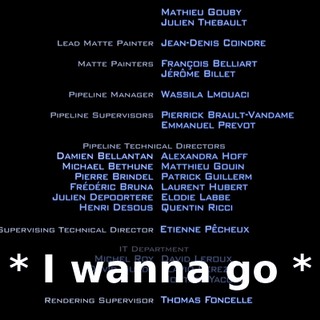 * I wanna go *
