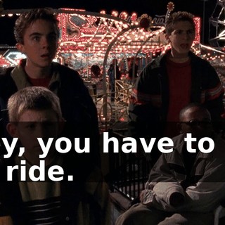 Hey, you have to let us ride.