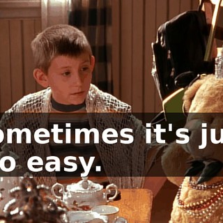 Sometimes it's just too easy.
