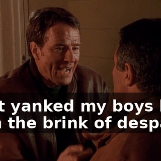 I just yanked my boys back from the brink of despair