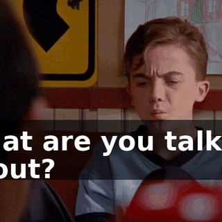 What are you talking about?