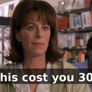 This cost you $30?