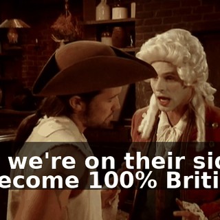 that we're on their side is to become 100% British.