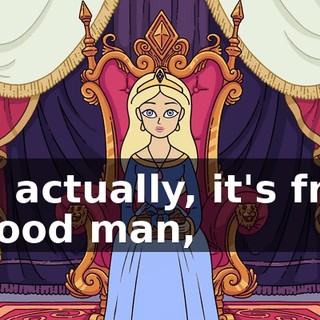 No, actually, it's from a good man,