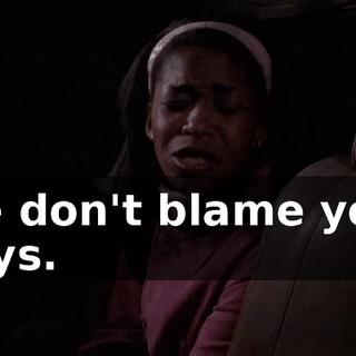 We don't blame your boys.