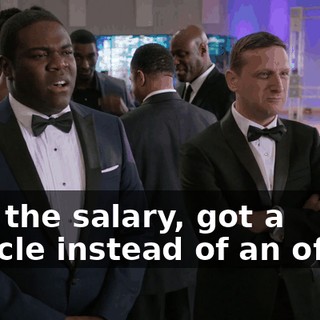 Half the salary, got a cubicle instead of an office,