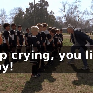 Stop crying, you little baby!