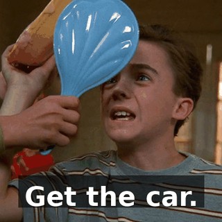 Get the car.