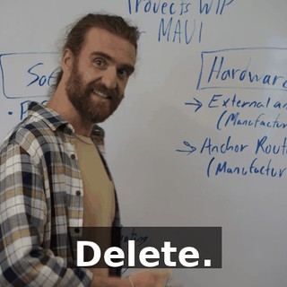 Delete.
