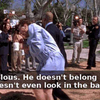 Ridiculous. He doesn't belong in jail. He doesn't even look in the back