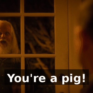 You're a pig!