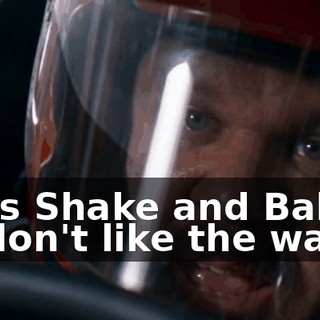 - And it's Shake and Bake time. - Cal, I don't like the way...