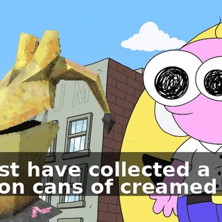 I must have collected a million cans of creamed corn