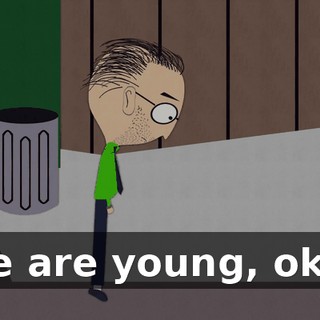♪ We are young, okay ♪