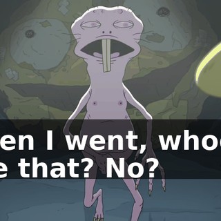 when I went, whoop, like that? No?