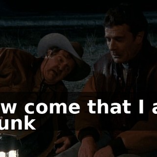 how come that I am drunk