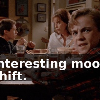 Interesting mood shift.