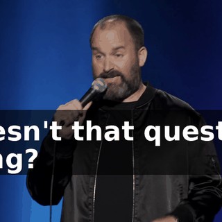 Doesn't that question sting?