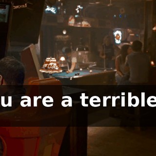 Boy, you are a terrible driver, no?