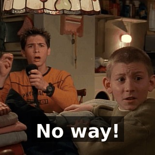 No way!