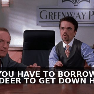 DID YOU HAVE TO BORROW A REINDEER TO GET DOWN HERE?