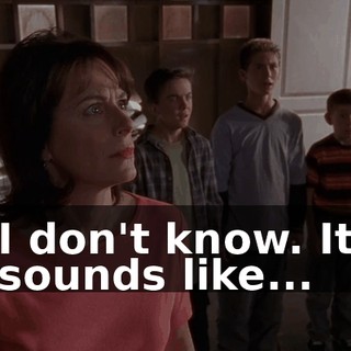 I don't know. It sounds like...
