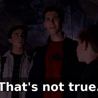That's not true.