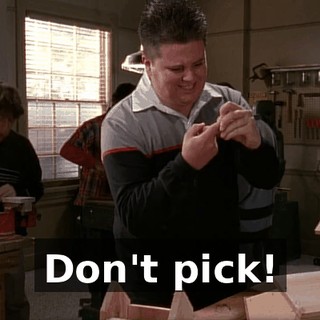 Don't pick!