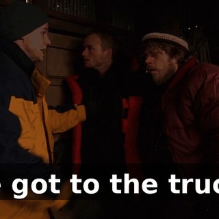 He got to the truck!
