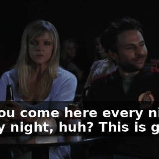 Do you come here every night? Every night, huh? This is great.
