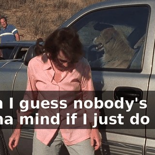 Then I guess nobody's gonna mind if I just do this!