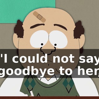 "I could not say goodbye to her,
