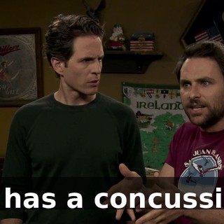 He has a concussion.