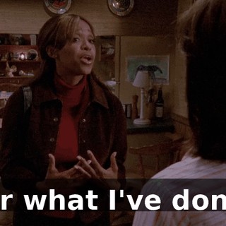 for what I've done.